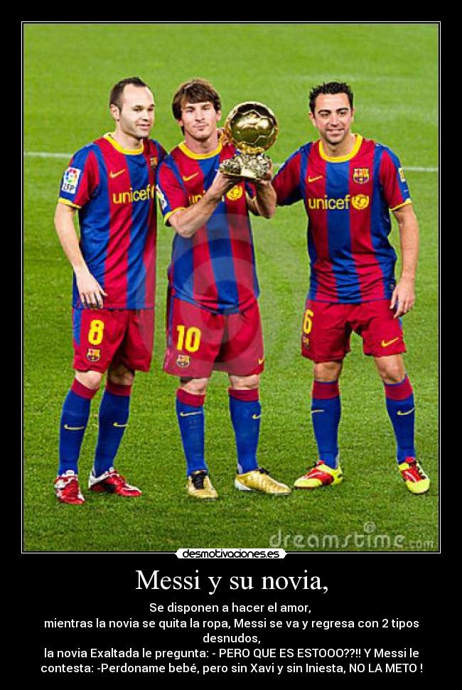 Messi y su novia, - 