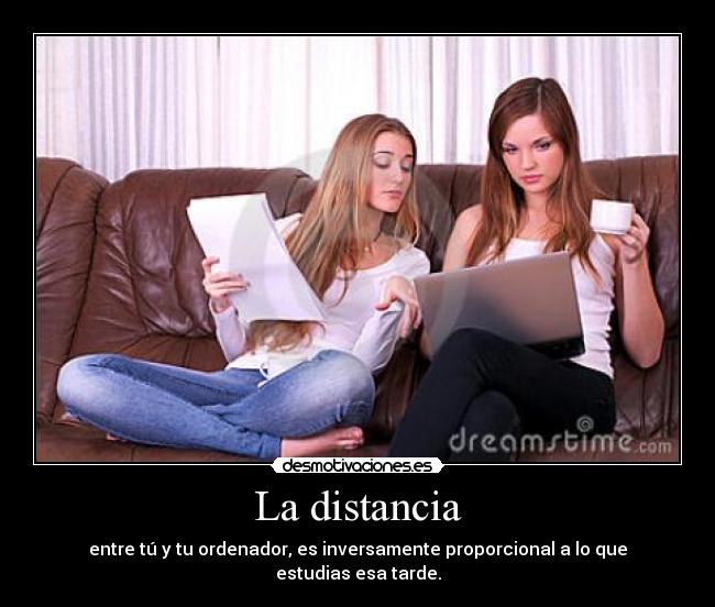La distancia -