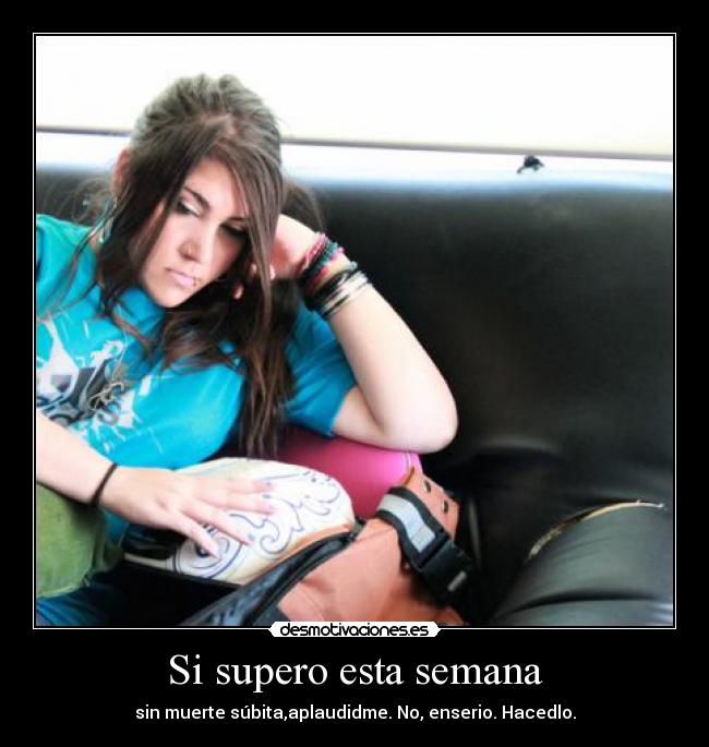 Si supero esta semana -