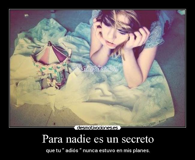 Para nadie es un secreto - 