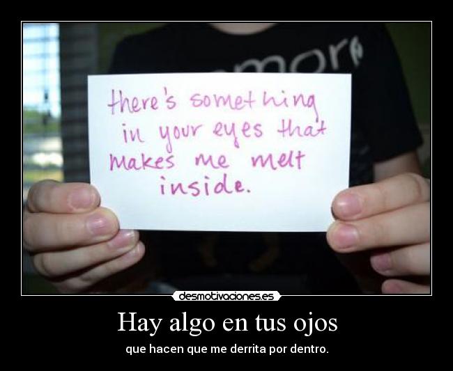 Hay algo en tus ojos - 