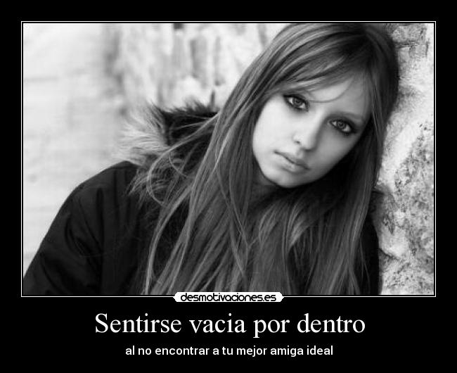 Sentirse vacia por dentro - 