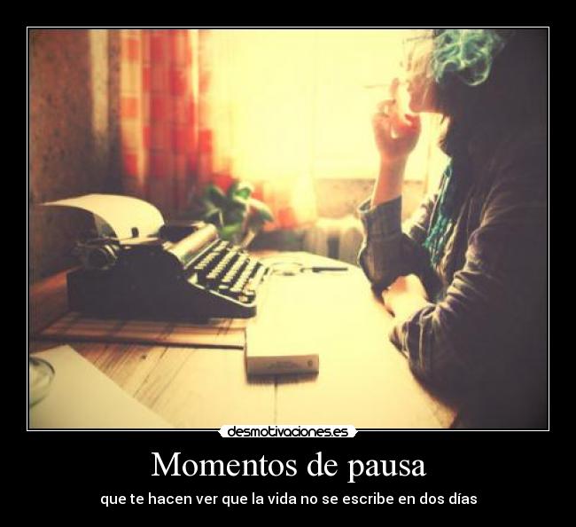 Momentos de pausa -