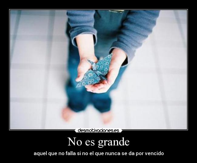 No es grande - 