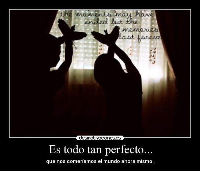 Es todo tan perfecto... - 