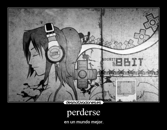 perderse -