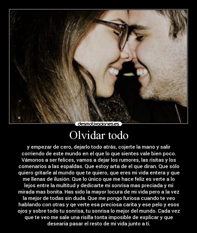 Olvidar todo - 