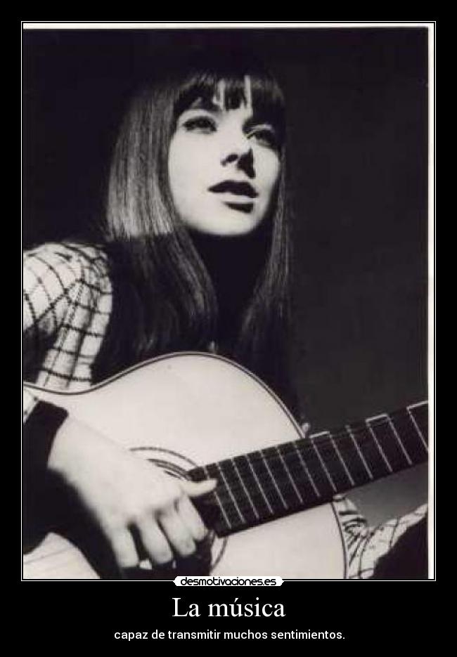 La música - capaz de transmitir muchos sentimientos.