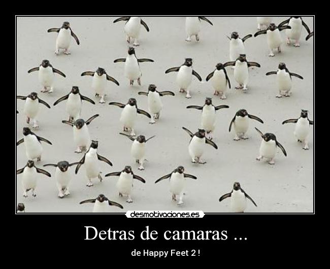 Detras de camaras ... -