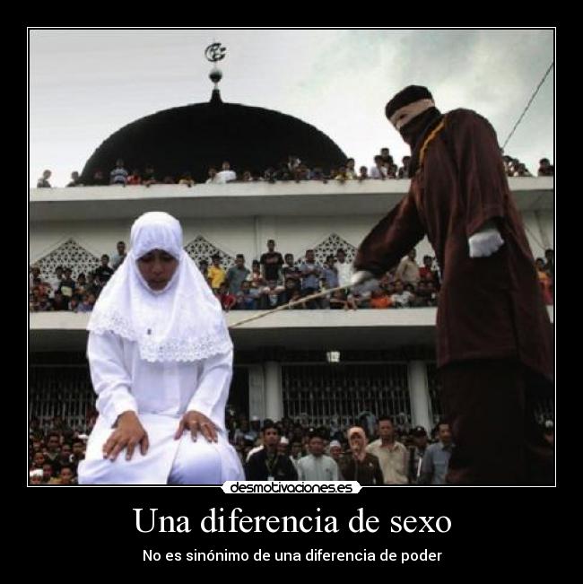 Una diferencia de sexo - No es sinónimo de una diferencia de poder
