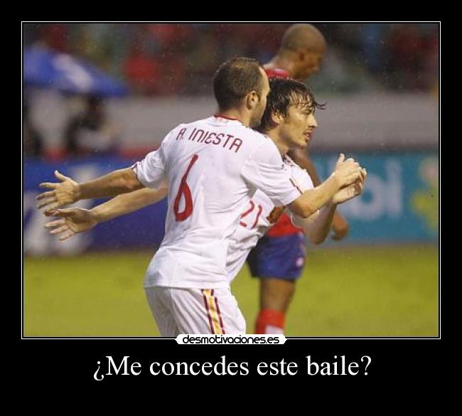 ¿Me concedes este baile? -
