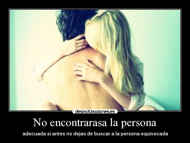 No encontrarasa la persona -