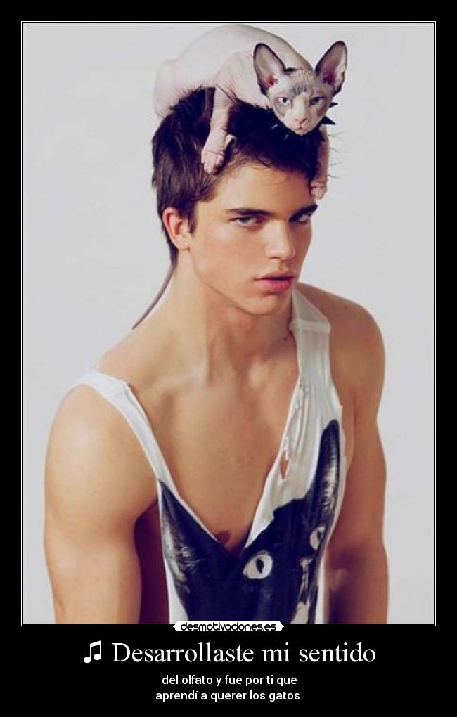 ♫ Desarrollaste mi sentido -