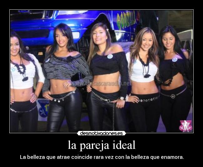 la pareja ideal - La belleza que atrae coincide rara vez con la belleza que enamora.