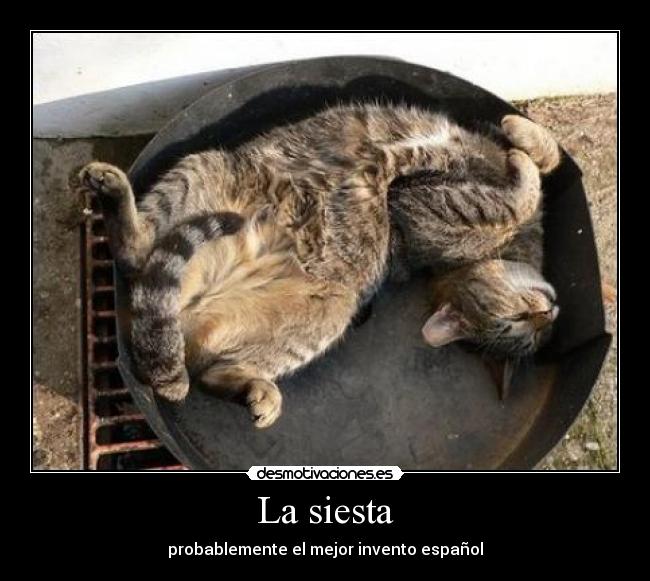 La siesta - probablemente el mejor invento español