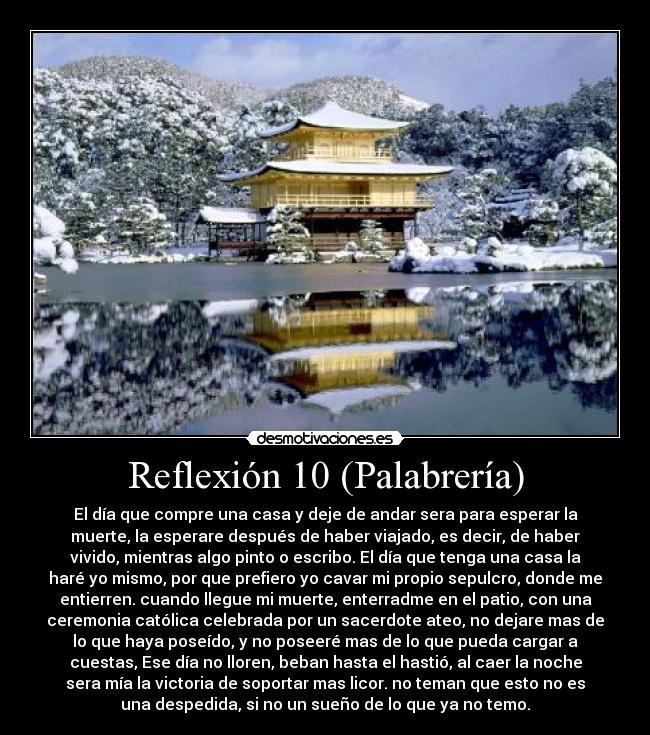 Reflexión 10 (Palabrería) - 