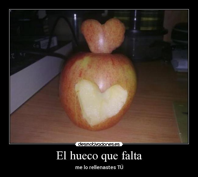 El hueco que falta -