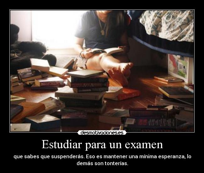 Estudiar para un examen - 