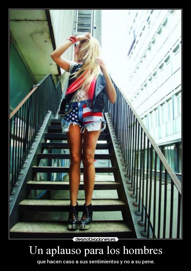 Un aplauso para los hombres -