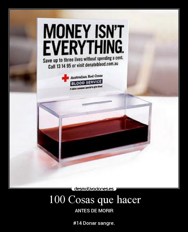 carteles donar sangre desmotivaciones