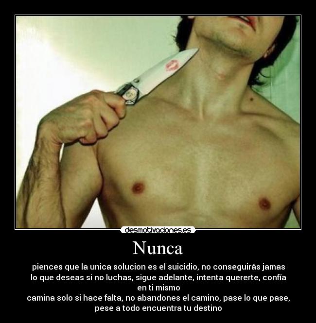 carteles suicidio desmotivaciones