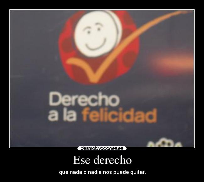 Ese derecho - 