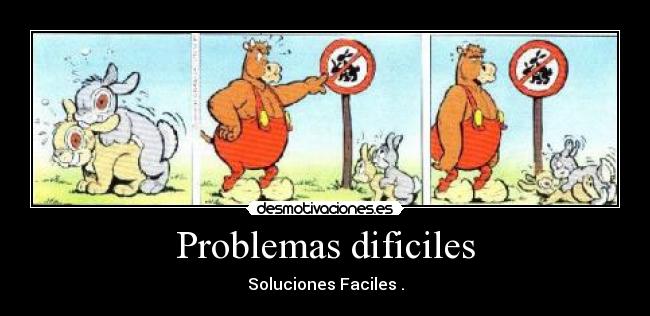 Problemas dificiles -
