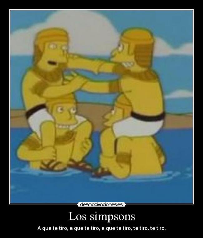 carteles simpsons que tiro desmotivaciones