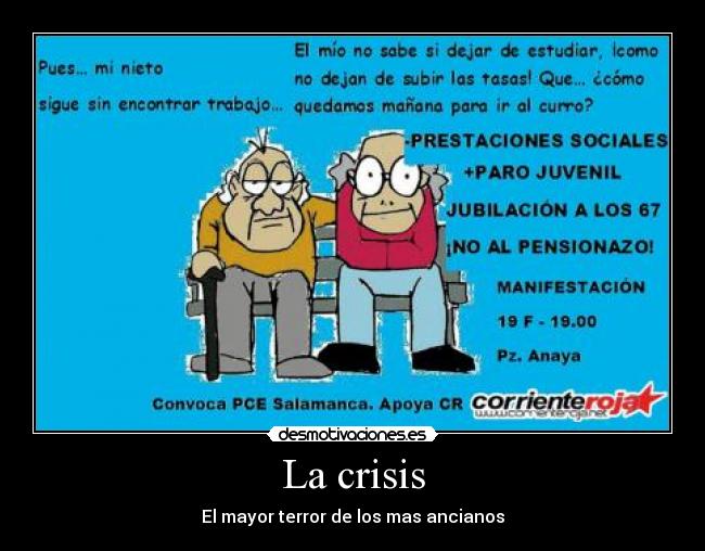 La crisis -