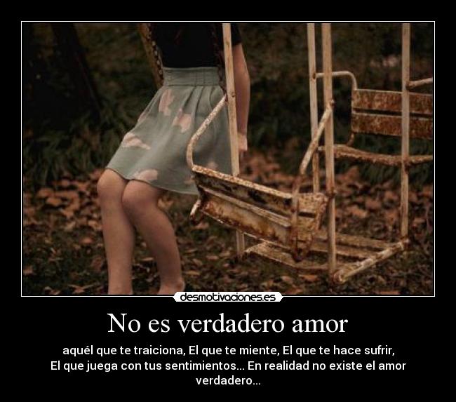 No es verdadero amor - 