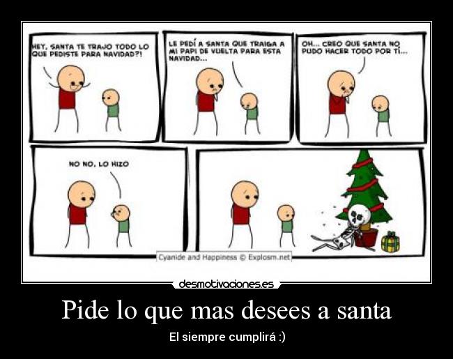 Pide lo que mas desees a santa - 