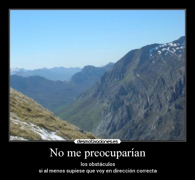 No me preocuparían - 