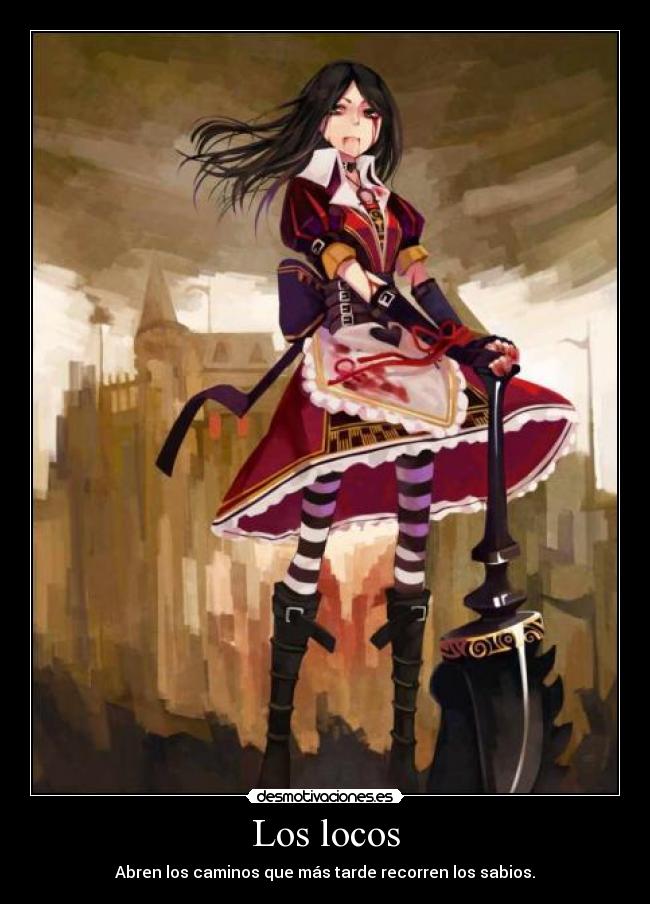 carteles alice madness returns desmotivaciones