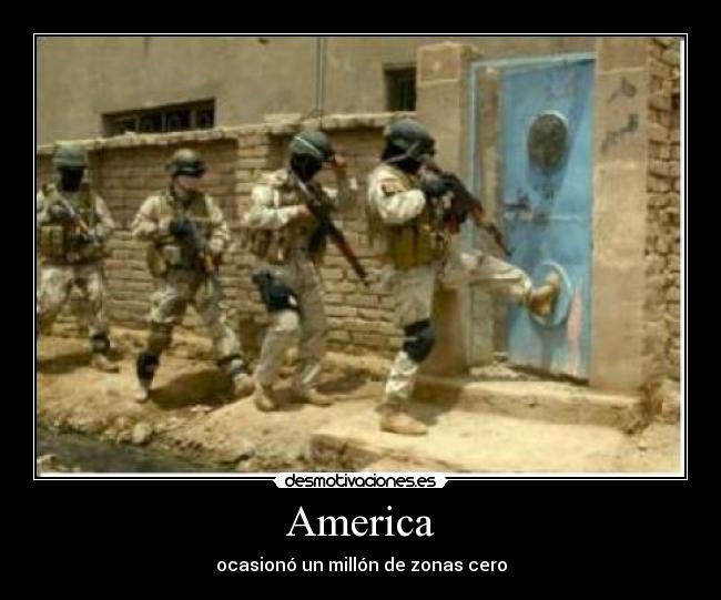 America - ocasionó un millón de zonas cero