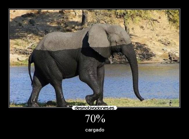 70% - cargado