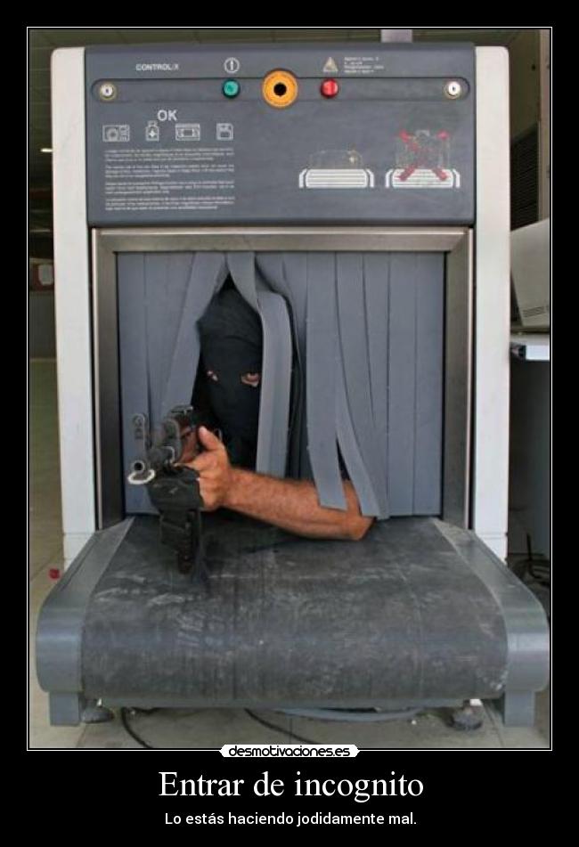 Entrar de incognito - 