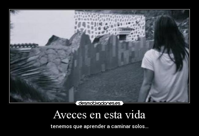 Aveces en esta vida - 