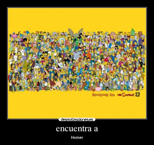 encuentra a - Homer