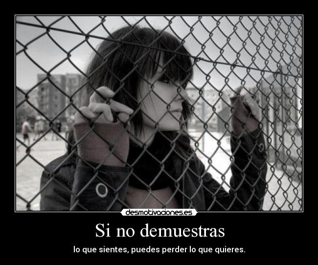 Si no demuestras - 