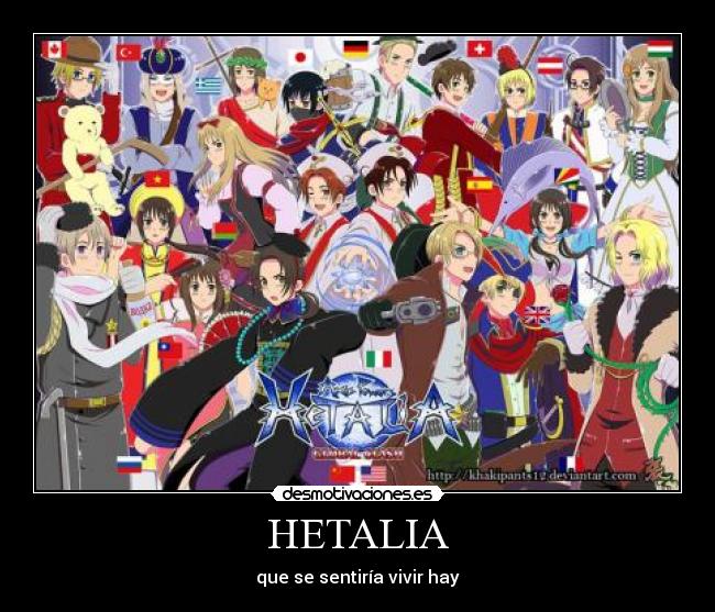 HETALIA - que se sentiría vivir hay