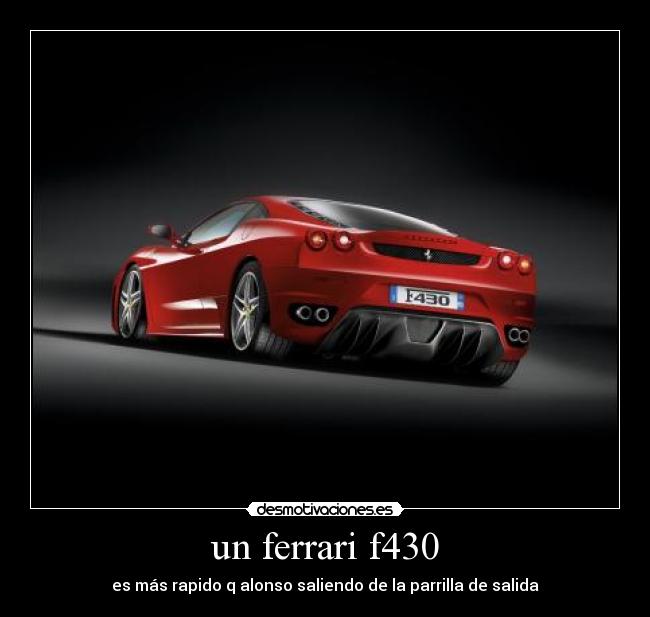 un ferrari f430 -