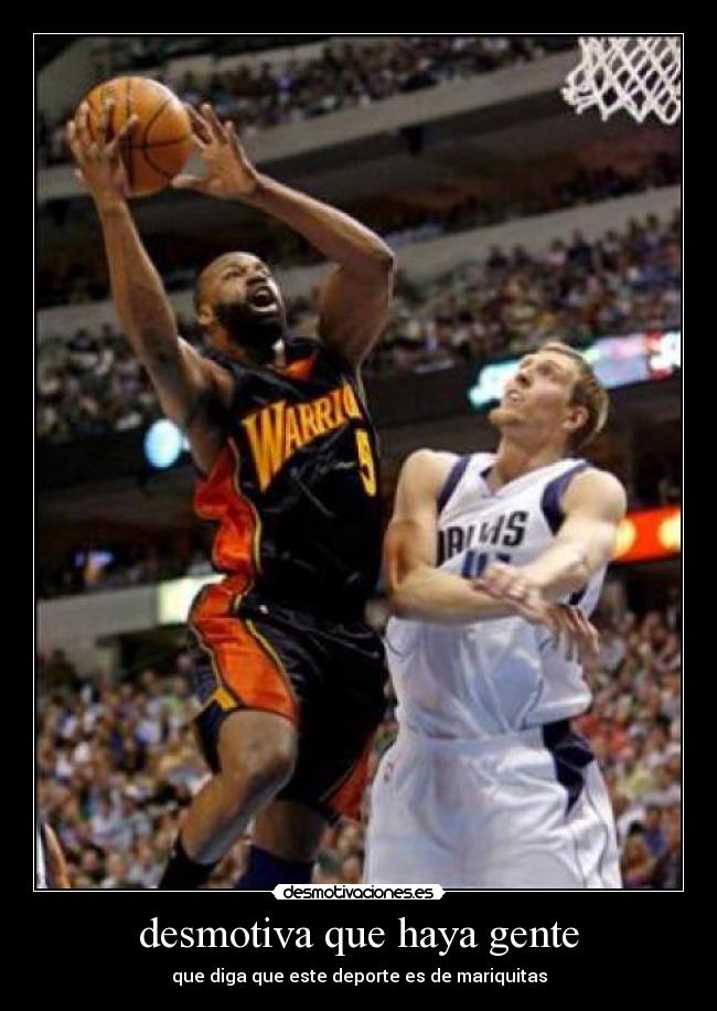 desmotiva que haya gente - que diga que este deporte es de mariquitas