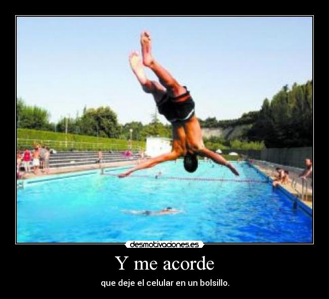 Y me acorde -