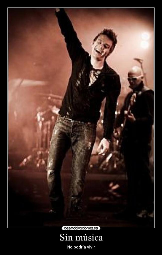 carteles musica sin musica imposible vivir desmotivaciones