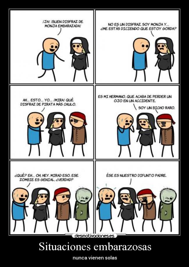 Situaciones embarazosas - nunca vienen solas