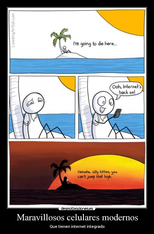 Maravillosos celulares modernos - Que tienen internet integrado