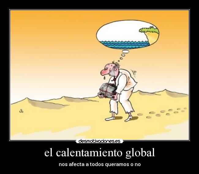 el calentamiento global -