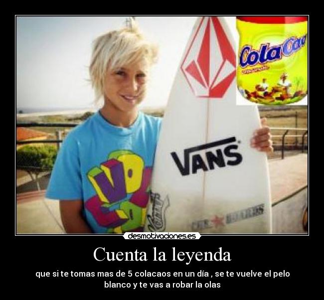 carteles yahel colacao robar olas cuenta leyenda desmotivaciones