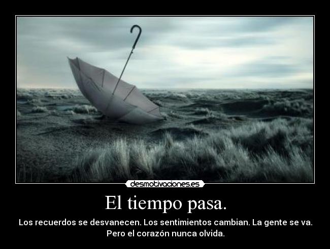 El tiempo pasa. - Los recuerdos se desvanecen. Los sentimientos cambian. La gente se va.
Pero el corazón nunca olvida.