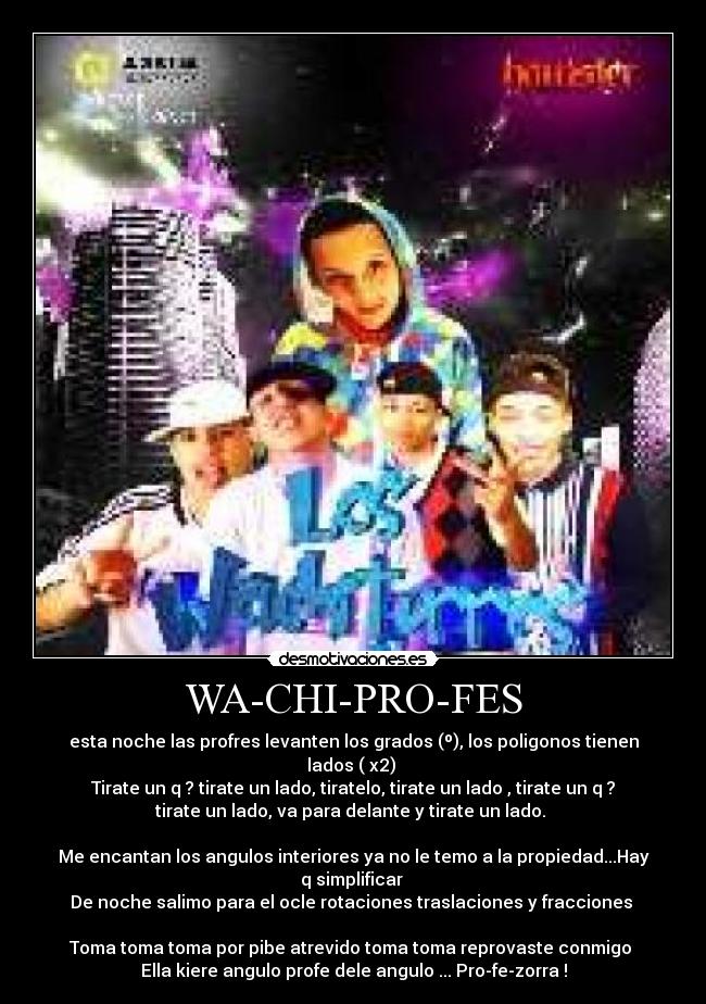 carteles wachiturros profes desmotivaciones